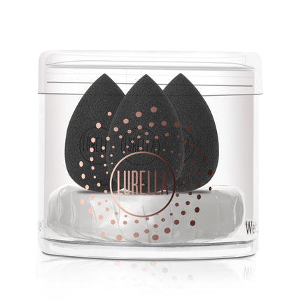 Lurella Cosmetics - Mini Teardrop Sponge Pack - Black