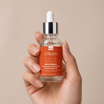 skinChemists US - Tranexamic Acid 2.5%, Niacinamide 4% Brightening Facial Serum 30ml