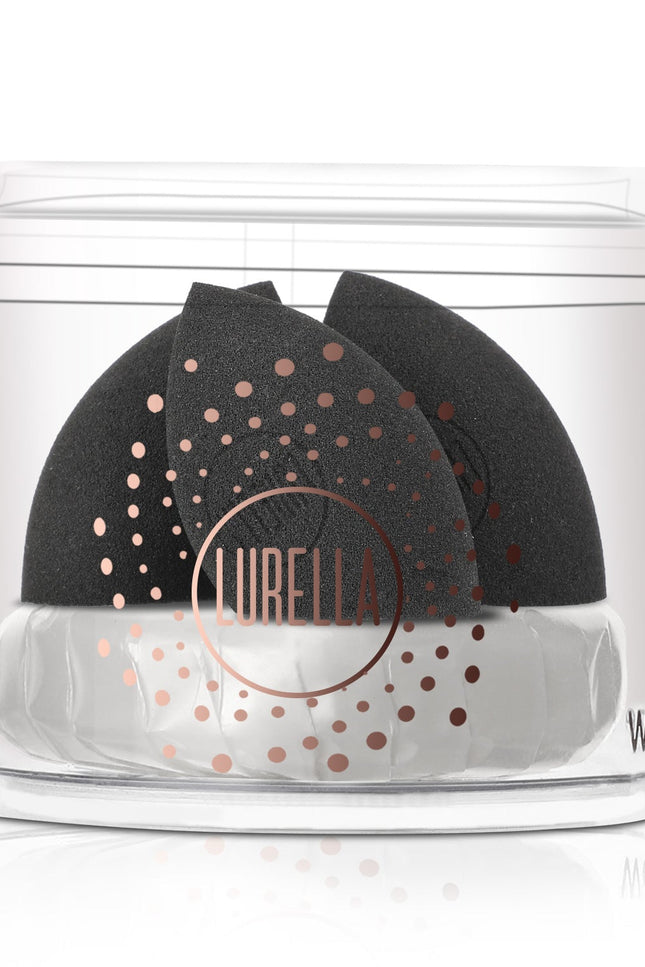 Lurella Cosmetics - Mini Angled Sponge Pack - Black