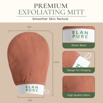 Elan Pure - Exfoliator Mitt