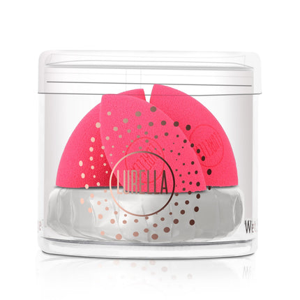 Lurella Cosmetics - Mini Angled Sponge Pack - Hot Pink
