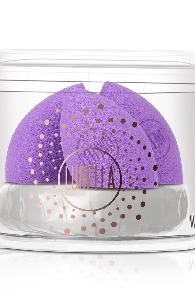 Lurella Cosmetics - Mini Angled Sponge Pack - Purple