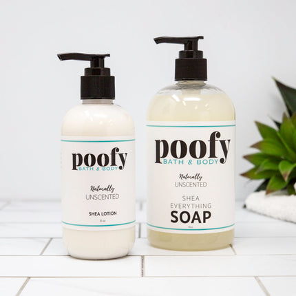 Poofy Organics - Naturally Unscented SHEA Everything Soap