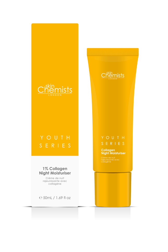 skinChemists US - 1% Collagen Night Moisturiser 50ml (Vegan)