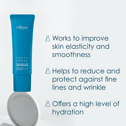 skinChemists US - 1% Hyaluronic Acid Night Moisturiser 50ml