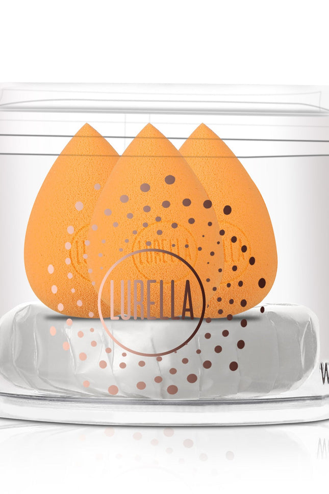 Lurella Cosmetics - Mini Teardrop Sponge Pack - Orange