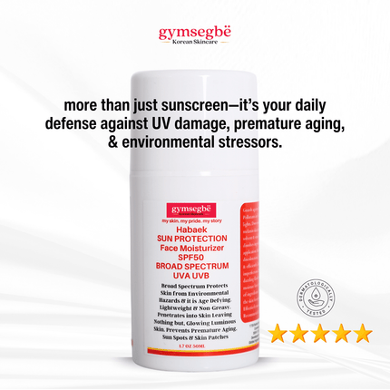 Gymsegbë - Habaek Sun Protection Face Moisturizer SPF50