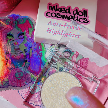 Inked Doll Cosmetics - ANTI-FREEZE “Icy Blue” HIGHLIGHTER