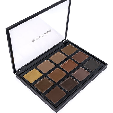 Crown Brush - Pro Eyebrow Palette 12EB