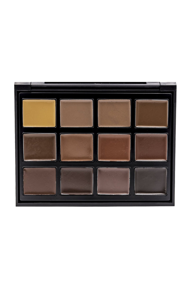 Crown Brush - Pro Eyebrow Palette 12EB