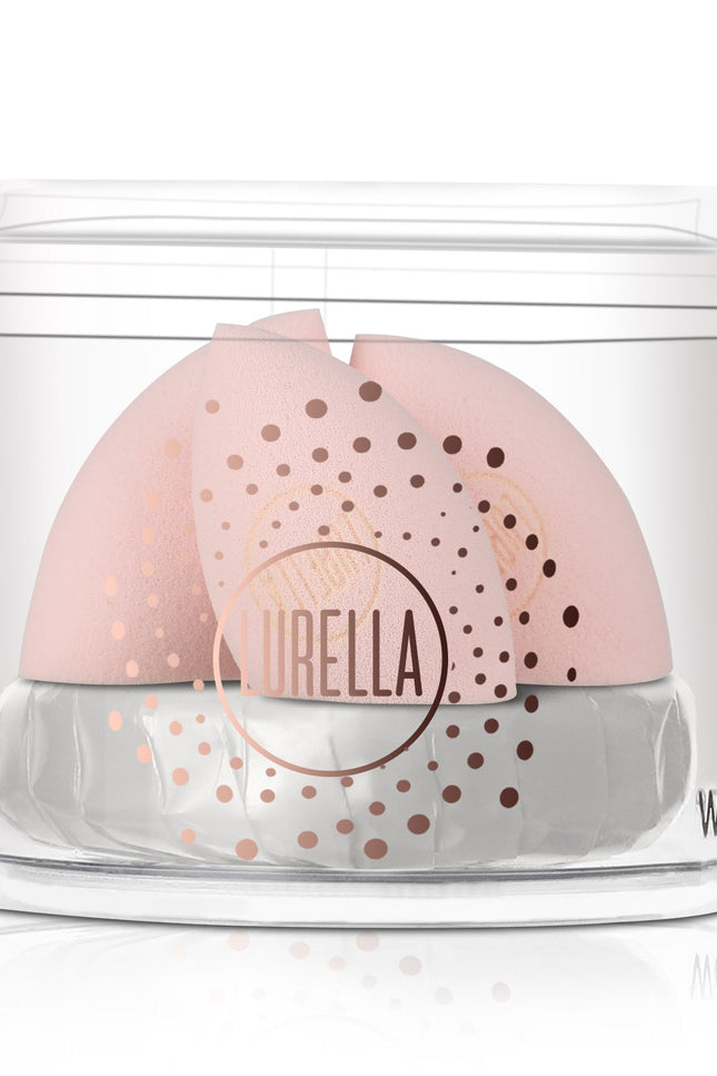 Lurella Cosmetics - Mini Angled Sponge Pack - Baby Pink
