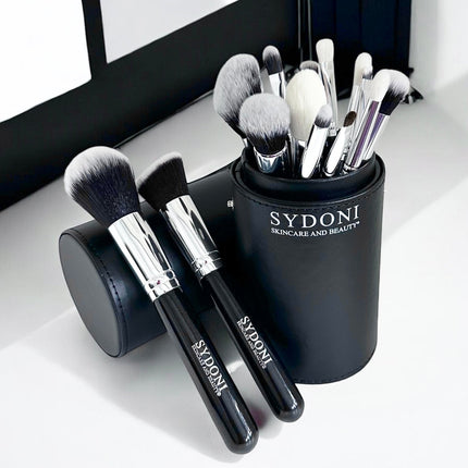 Sydoni - MOST LOVED! 14 PIECE PROFESSIONAL MAKEUP BRUSH SET with TRAVEL BRUSH HOLDER