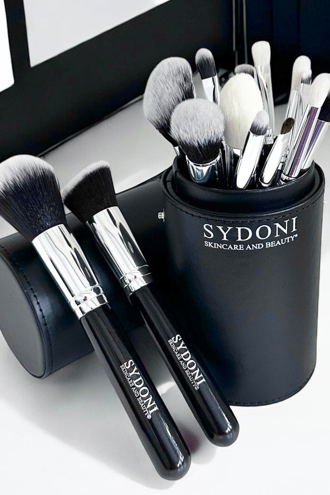 Sydoni - MOST LOVED! 14 PIECE PROFESSIONAL MAKEUP BRUSH SET with TRAVEL BRUSH HOLDER