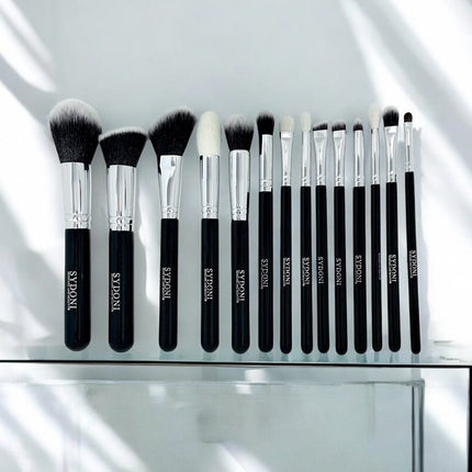Sydoni - MOST LOVED! 14 PIECE PROFESSIONAL MAKEUP BRUSH SET with TRAVEL BRUSH HOLDER