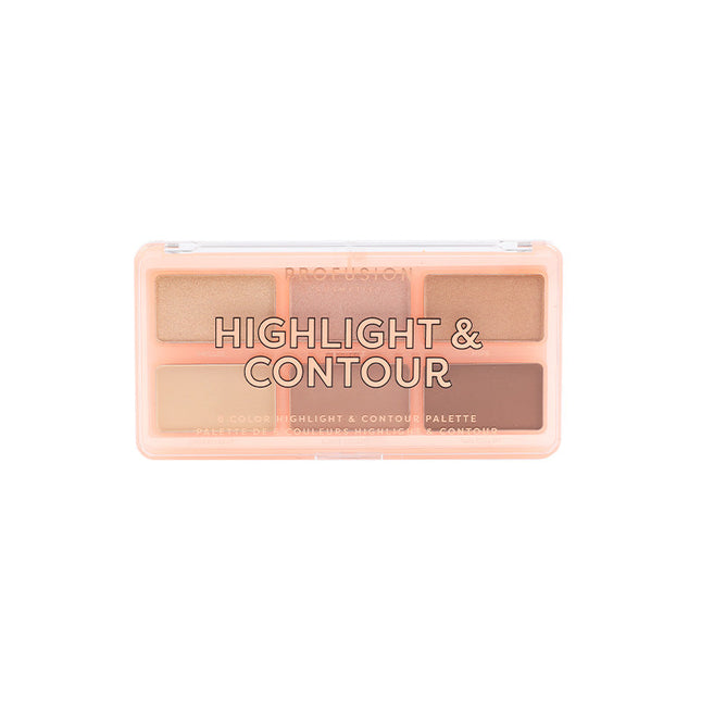 Profusion Cosmetics - Highlight & Contour 6 Shade Face Palette