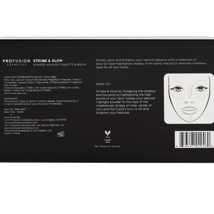 Profusion Cosmetics - STROBE & GLOW | The Artistry Palette