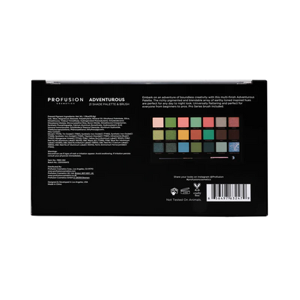 Profusion Cosmetics - 21 Shade Palette - Adventurous