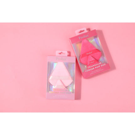 Prolux Cosmetics - Triangular Powder Puff Duo