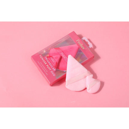 Prolux Cosmetics - Triangular Powder Puff Duo