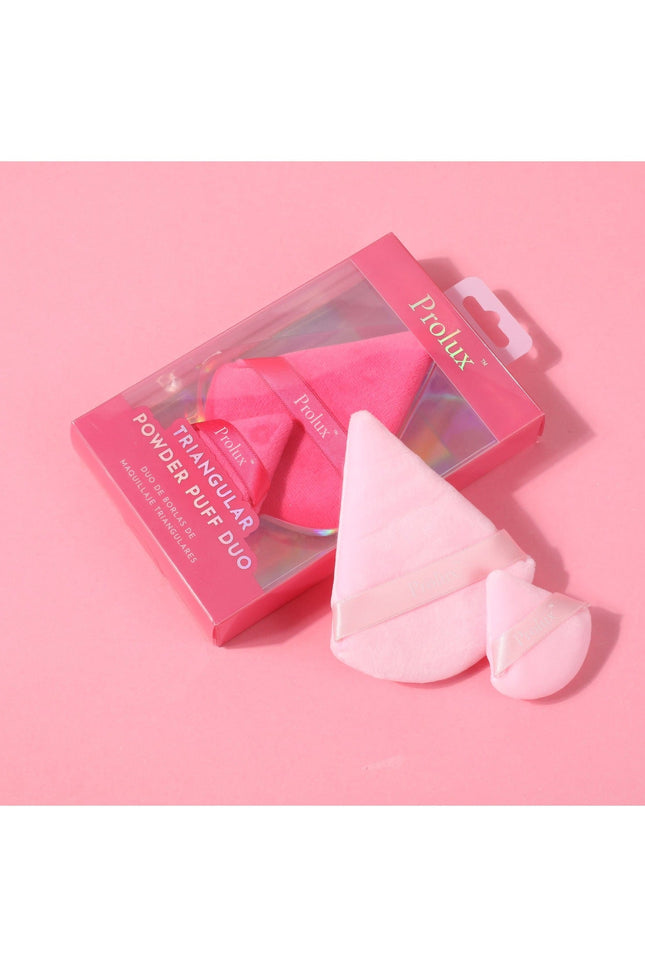 Prolux Cosmetics - Triangular Powder Puff Duo