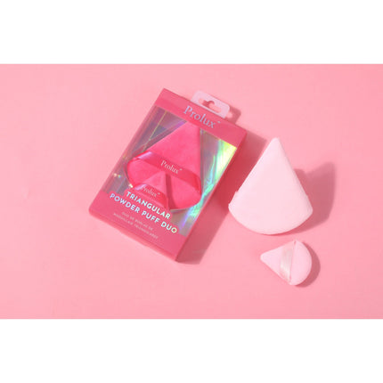 Prolux Cosmetics - Triangular Powder Puff Duo