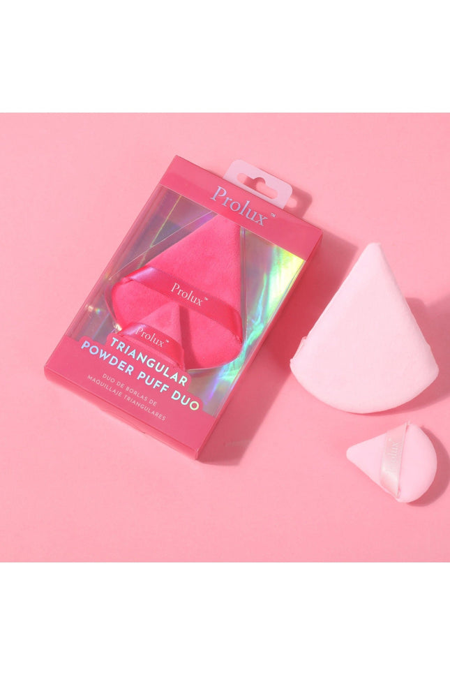 Prolux Cosmetics - Triangular Powder Puff Duo