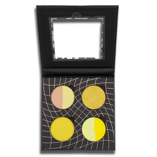 Glisten Cosmetics Yellow 4 Pan Palette - Eyeliner