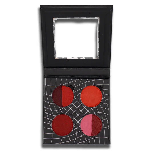 Glisten Cosmetics Red 4 Pan Palette - Eyeliner