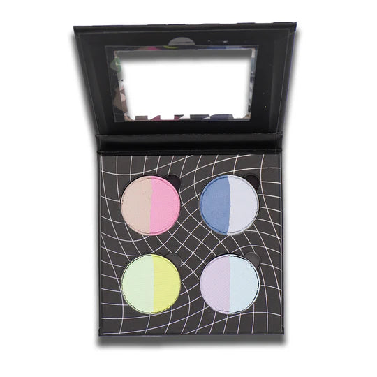 Glisten Cosmetics Pastel Split 4 Pan Palette - Eyeliner