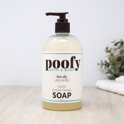 Poofy Organics - Naturally Unscented SHEA Everything Soap