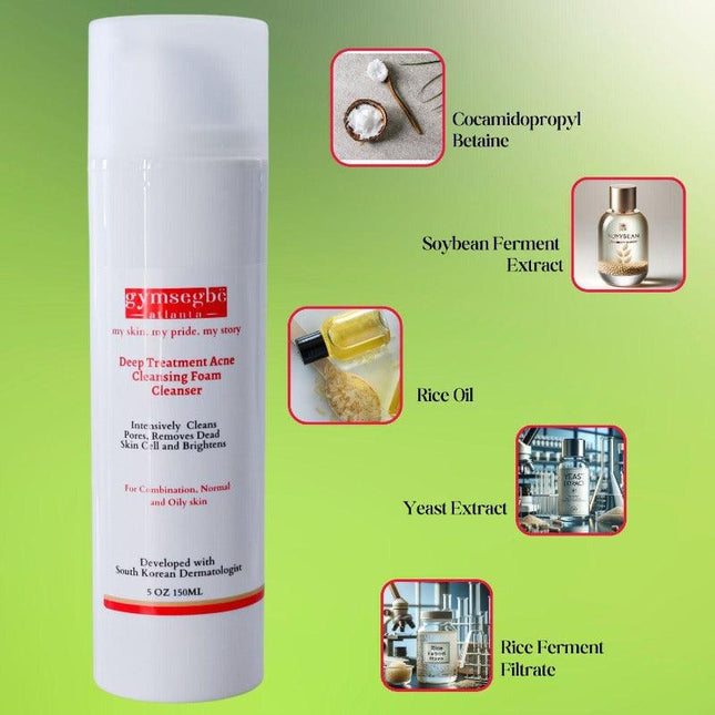 Gymsegbë - Deep Treatment Acne Cleansing Foam Cleanser