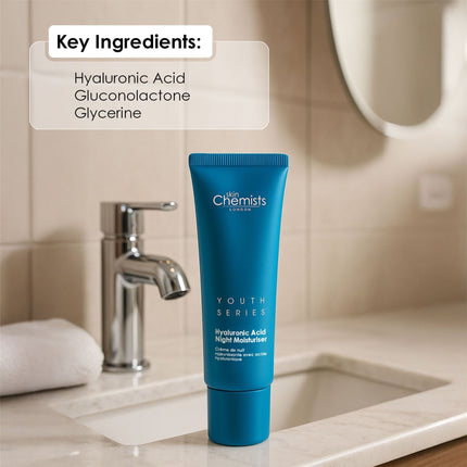 skinChemists US - 1% Hyaluronic Acid Night Moisturiser 50ml