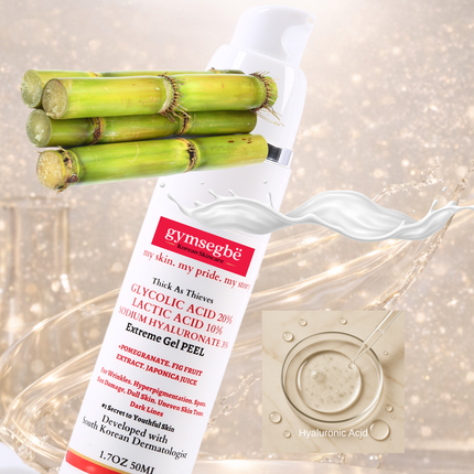 Gymsegbë - Thick As Thieves Pure Glycolic Acid Lactic Acid Extreme Gel Peel - 50ml