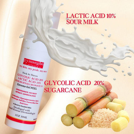 Gymsegbë - Thick As Thieves Pure Glycolic Acid Lactic Acid Extreme Gel Peel - 30ml