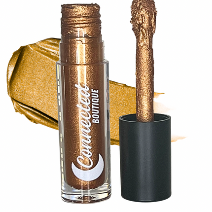 Connected Boutique - BK - Bronze Metallic Longwear Liquid Lipstick – Transfer‑Proof Matte