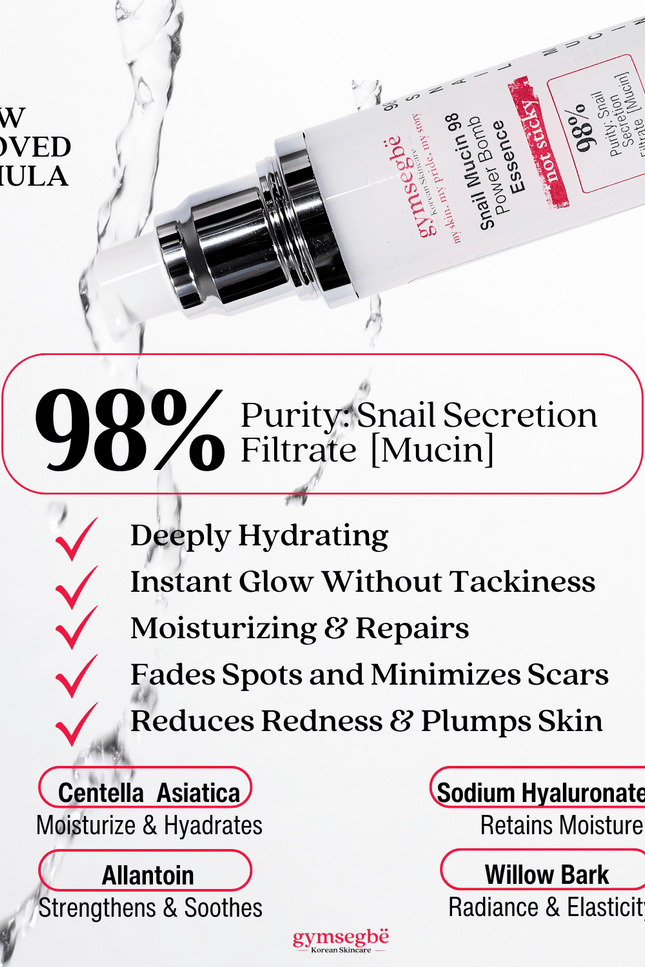 Gymsegbë - Snail Mucin 98 Power Bomb Essence