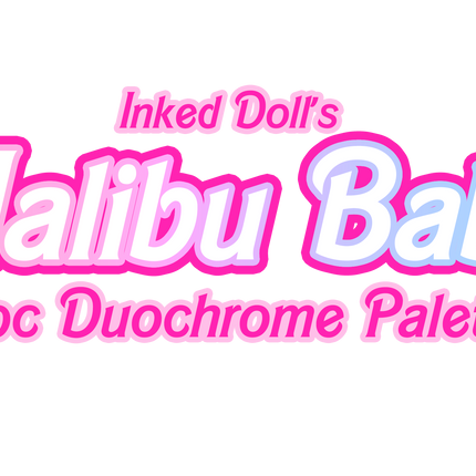 Inked Doll Cosmetics - “MALIBU BABE” 9 pc Duochrome Palette