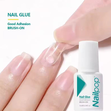 Nail Pop Studio - Brush-On Nail Glue