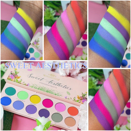 Dede's Signature - SWEET AESTHETICS ALL MATTE EYESHADOW PALETTE [NON MAGNETIC]
