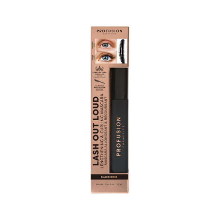 Profusion Cosmetics - Lash Out Loud | Lengthening & Curling Mascara