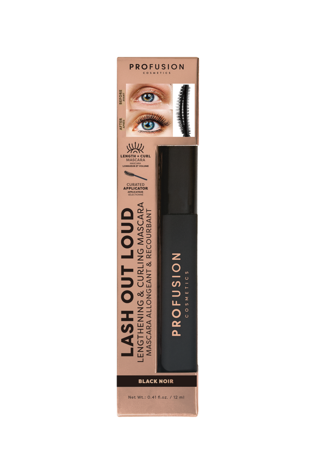 Profusion Cosmetics - Lash Out Loud | Lengthening & Curling Mascara