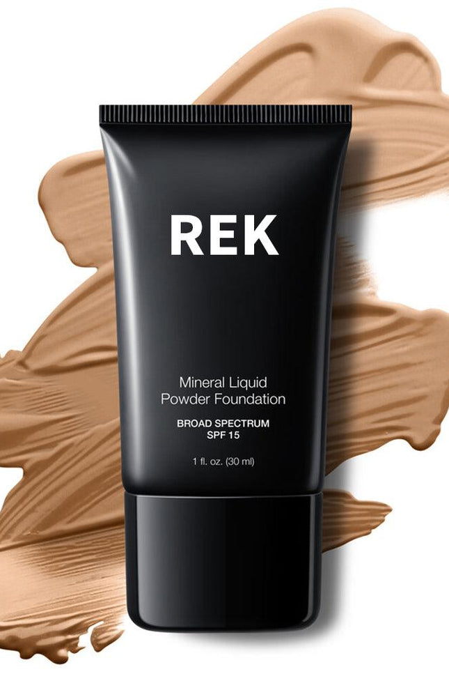 REK Cosmetics - Light Nude | Mineral Liquid Powder Foundation with SPF 15 | REK Cosmetics