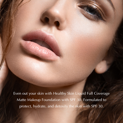 EpiLynx - Healthy Skin Liquid Full Coverage Matte Makeup Foundation with SPF 30