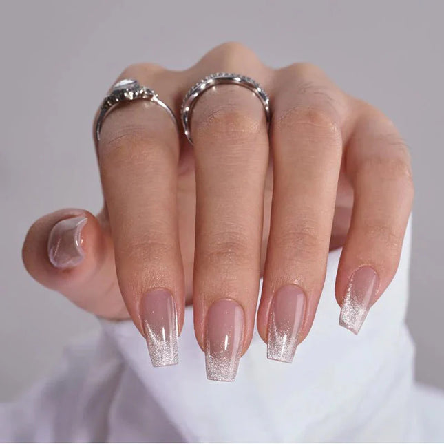 Nail Pop Studio - Starlight Shimmer Coffin Nails - Press On Nails