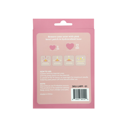 Lurella Cosmetics - Pink Heart Pimple Patches
