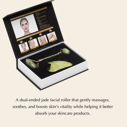 EpiLynx - Natural Jade Roller and Gua Sha - Puffiness Reduction