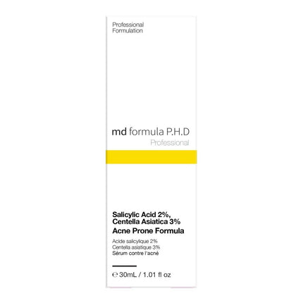 skinChemists US - Acne Prone Serum Salicylic Acid 2%, Centella Asistica 3% 30ml