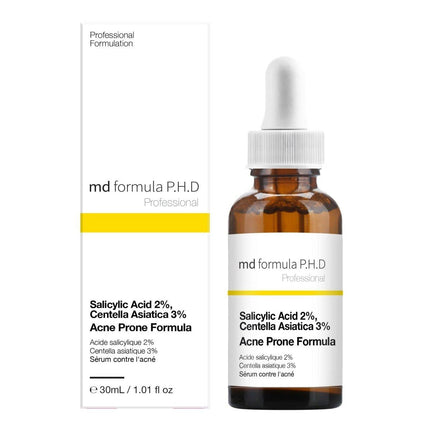 skinChemists US - Acne Prone Serum Salicylic Acid 2%, Centella Asistica 3% 30ml