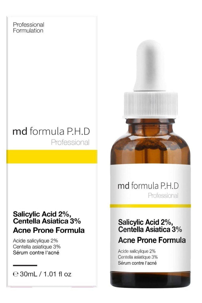 skinChemists US - Acne Prone Serum Salicylic Acid 2%, Centella Asistica 3% 30ml
