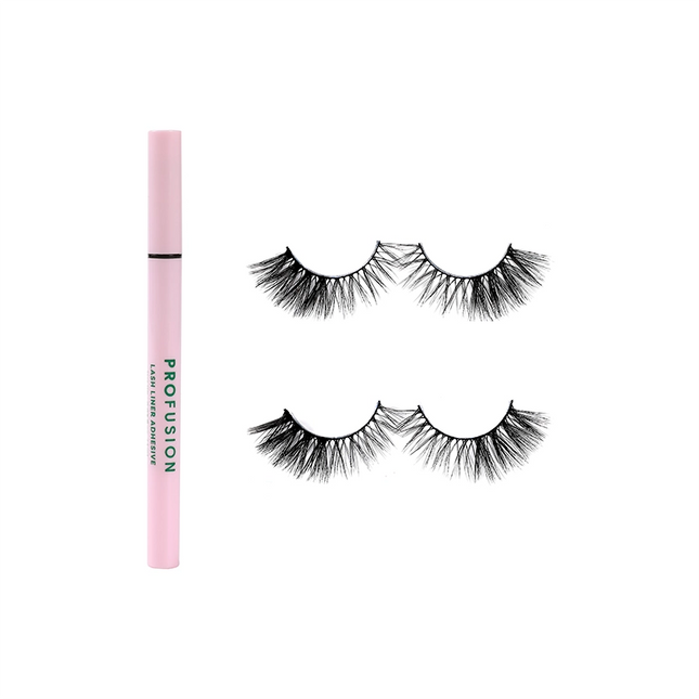 Profusion Cosmetics - Matcha Love 2 Pair Lashes & Glue